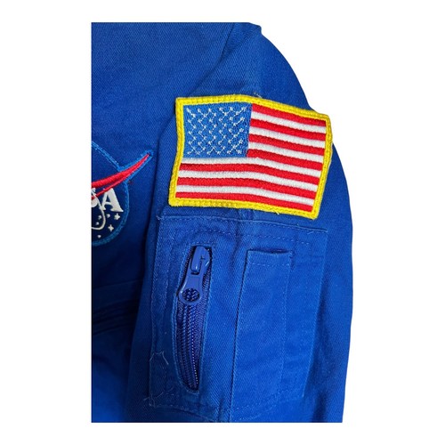 NASA USA kid's space shuttle flight suit costume size 6-8 America astronaut dres - Picture 4 of 6