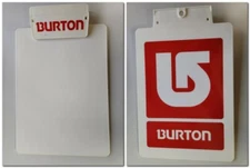 Burton Snowboard Vintage Promo Dealer Clipboard Flawless New Old Stock Flawless
