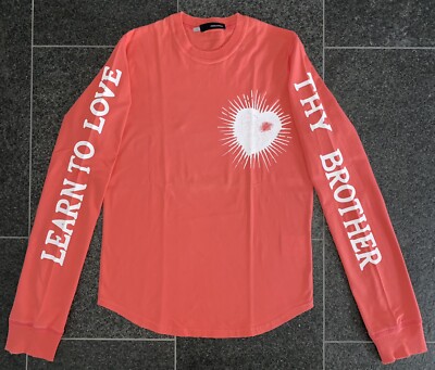 DSQUARED2 S/S 2005 FAITH M LOVE THY BROTHER S SHIRT T-SHIRT SWEATER LONG SLEEVE