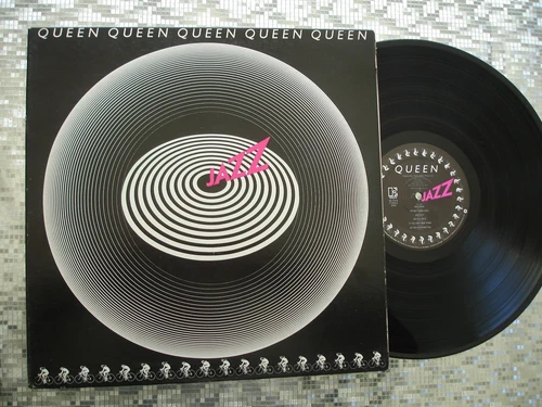 Queen ‎ ~ Jazz ~ Vintage Pressing LP w/Printed Liner   Elektra 6E-170