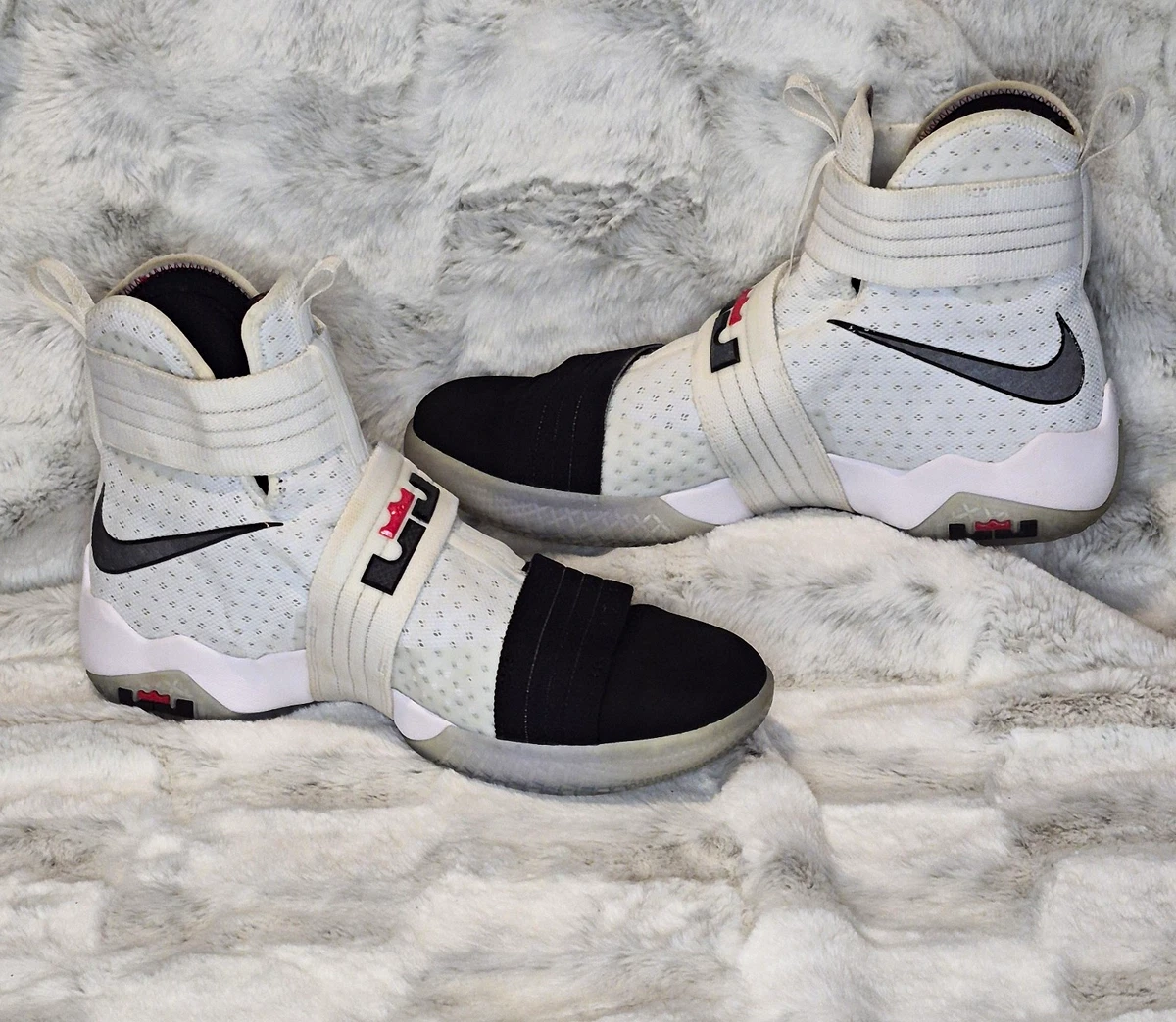 シューズ(男性用) NIKE ZOOM LEBRON SOLDIER 10 29cm Nike Zoom LeBron Soldier 10 Black Toe for Sale | Authenticity