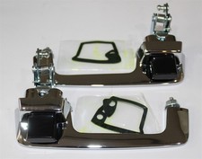 New 1968-69 Mopar Ab-body Outside Door Handles Black Button
