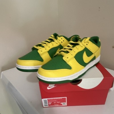 Nike dunk low reverse Brazil apple green yellow strike DV0833-300 men sneaker