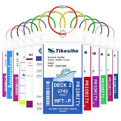 Cruise Luggage Wide(for Carnival, NCL, Princess, MSC, etc) 12pack, 6 Colors