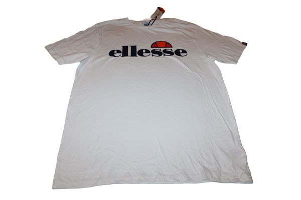 Herren T-SHIRT Shirt Kurzarm Weiss Prado Tee Ellesse Gr. L 50 Neu-image