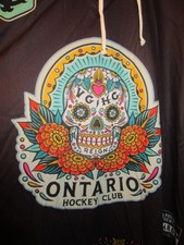 ONTARIO REIGN VIOLENT GENTLEMEN Dia De Los Muertos Promotional Hockey Jersey L