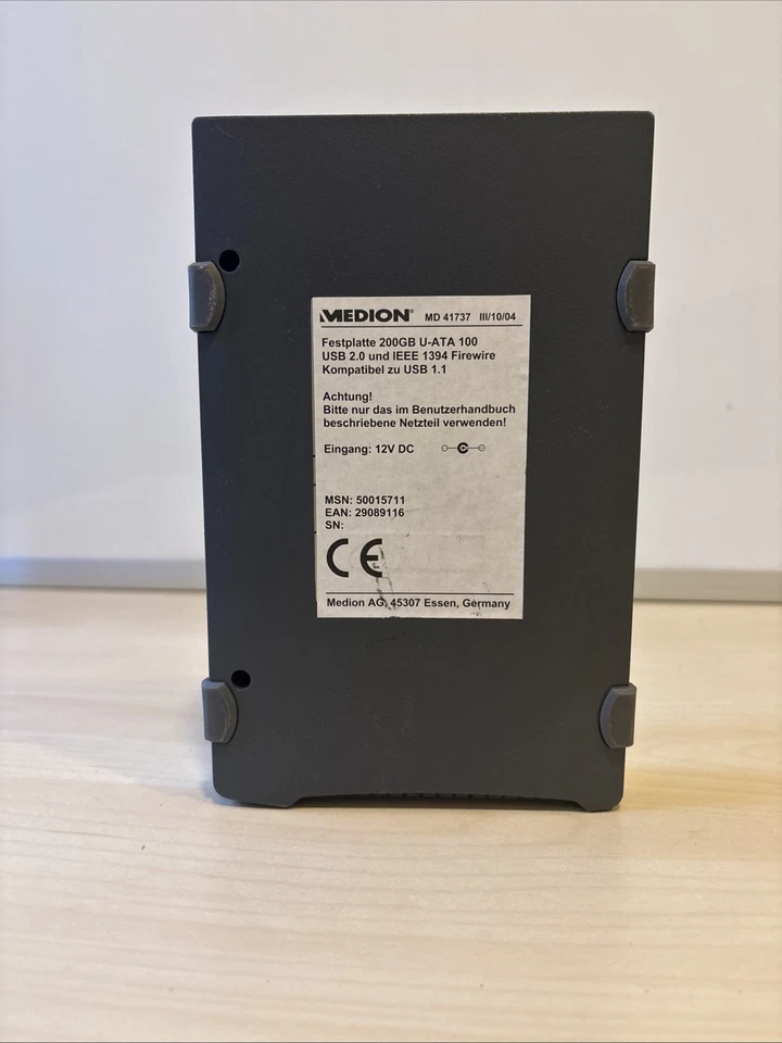 MEDION MD 41737  Externe Festplatte 200gb - Bild 4 von 4