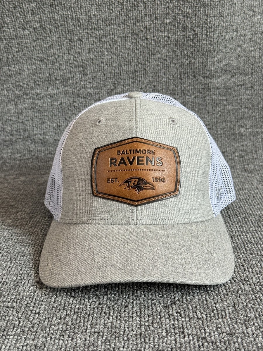 '47 Brand Baltimore Ravens Trucker Snapback Gray White One Size NFL Hat