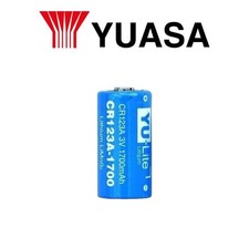 Yuasa CR123A 3V Lithium Battery 1700mAh High Capacity Non Rechargeable