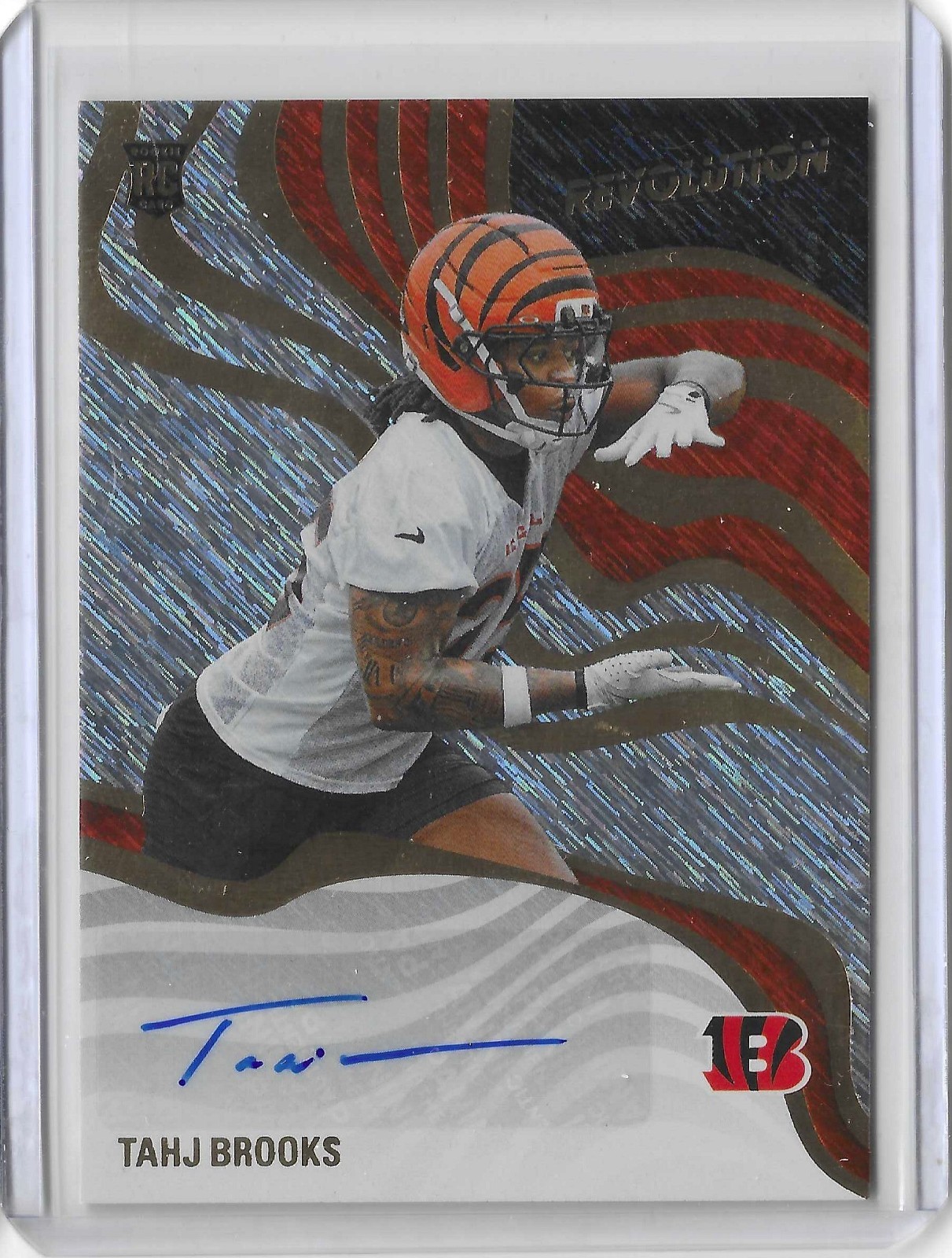 Tahj Brooks Panini Revolution Signatures #RSATBS Base