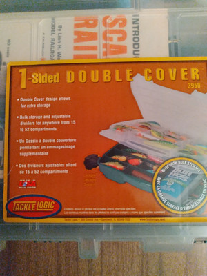 HO Track and Parts + Organizer Tackle Logic Case