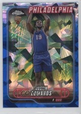 2024-25 Topps Chrome Sapphire Edition Justin Edwards #161 1i3m