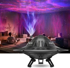 UFO Galaxy Projector, LED Lights for Bedroom, Star Projector, Night Light for Ki