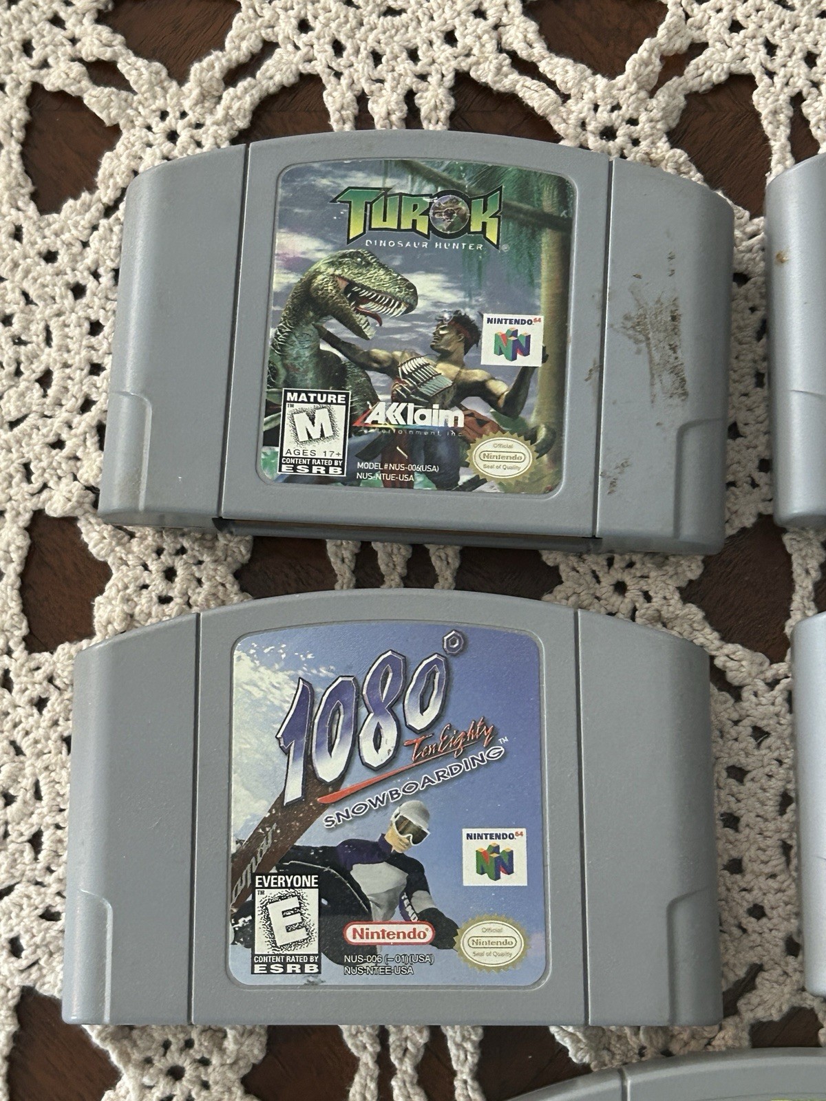 N64 (Nintendo 64) Lot of 5 incl. Hercules, Turok