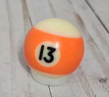 Replacement 1.5" Mini Billiard Pool Ball 13 Striped Orange VTG