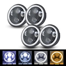 5.75 5-34 Led Headlights Hilo Beam Halo Drl 4x For Dodge Charger Coronet Dart 5.75 5-34 Led Headlights Hilo Beam Halo Drl 4x For Dodge Charger Coronet Dart