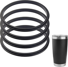 Rubber Gaskets for Yeti 20 Oz Tumbler Lid 4 Pack Silicone Seal O-Ring Replaceme