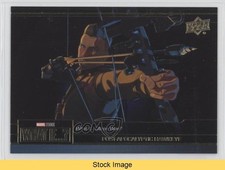 2023 Upper Deck Marvel What If? Cosmic Silver Post-Apocalyptic Hawkeye READ 07q0