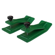 12" Long Tractor Bucket 2pcs Edge Protector Turf Tamer Skid Protector Heavy
