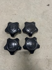 2003-2010 Porsche Cayenne Oem Center Cap 7l5601149b Set Of 4 Painted Black