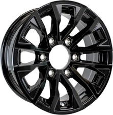 Aluminum Trailer Wheel 15x6 15 Inch 6 Lug Black Spoke Edge Rim 2860 Lbs Max Load Aluminum Trailer Wheel 15x6 15 Inch 6 Lug Black Spoke Edge Rim 2860 Lbs Max Load