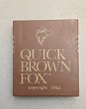 1982 Quick Brown Fox Professional Word Processor Cartridge for Commodore 64 C64