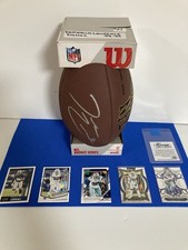 Demarcus Lawrence Cowboys Autographed Wilson Football (COA)