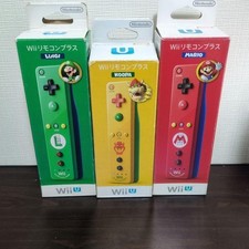 Nintendo Wii Official Remote controller Mario Luigi Zelda Motion Plus U used Box