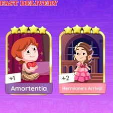 Monopoly Golden Blitz Event Stickers Go 4  Amortentia / Hermione's Arrival