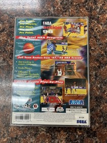 NBA Action 98 (Sega Saturn, 1997) CIB b-2