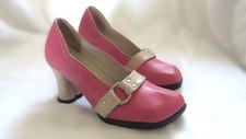 JOHN FLUEVOG Pink Hi Choice Vanny Heart Heel Shoes 8  Anniversary Reissue