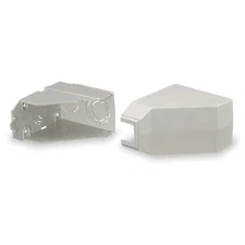 Hubbell Wiring Device-Kellems Plp1cacf Ceiling Adapter, White, Pvc,  Lan-Trak