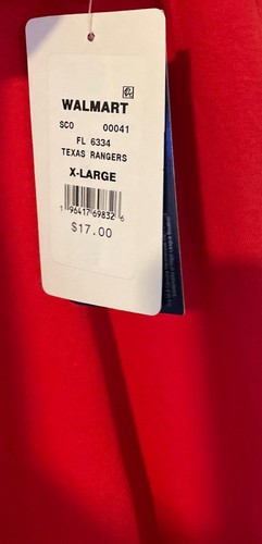 Texas Rangers Logo MLB Red SS Tshirt Men’s XL Genuine Merch Majestic NWT - Picture 4 of 6