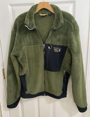 Mens Mountain Headwear Monkey Man Full Zip Jacket Green Size Large