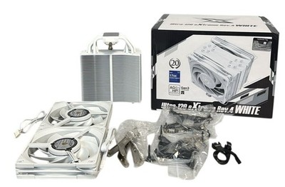 Thermalright U120EX REV.4 weiß CPU Luftkühler 6 Heatpipes Dual 120mm TL B12W