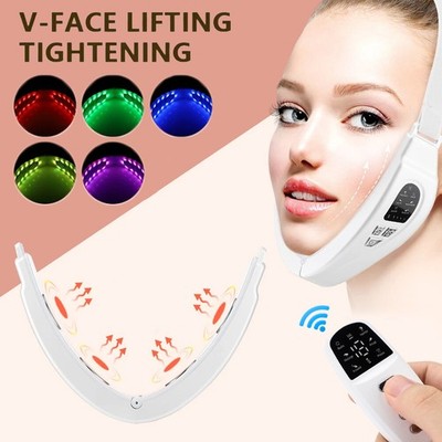 Electric Neck & Face V Line Lifting Massager Chin Up Device Double Chin Reducer