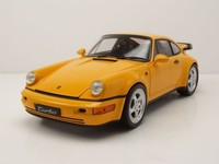 Porsche 911 (964) Turbo Gelb Modellauto 1:18 Welly