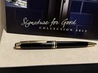 Montblanc,”UNICEF”164,Blue Sapphire,Gold Trim Ballpoint,NOS,Germany 🇩🇪 — photo 2