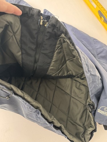 Carhartt Jacke Herren L Blau J175 Wasserdicht Atmungsaktiv Isoliert Nylon Canvas - Bild 4 von 9