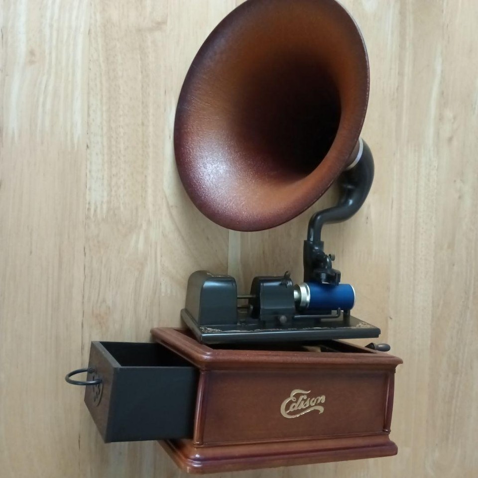 Edison Opera Gramophone-Shaped Music Box by Technics – Accessory Box | eBay