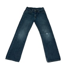 Levi  s 514 Slim Straight Girls Teens Blue Jeans 12 Reg 26  X 26.5  