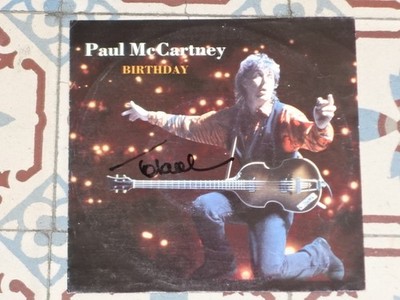 PAUL MCCARTNEY - Birthday/Good Day Sunshine 7'' GERMANY P/S 1990 (Beatles)