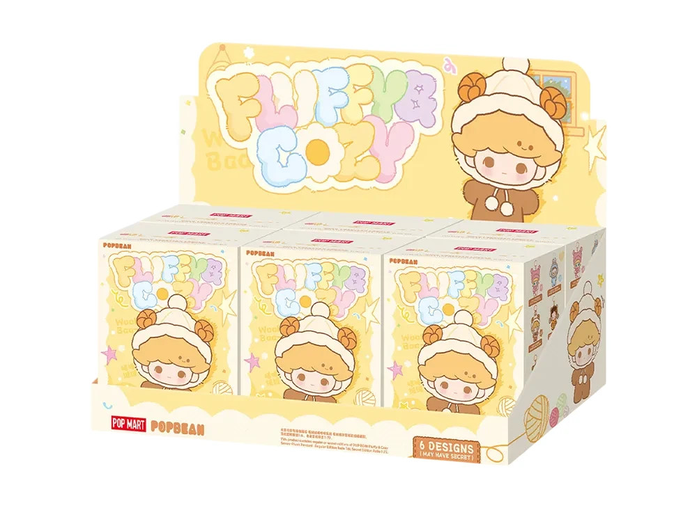 POP MART POP BEAN Fluffy & Cozy Series-Plush Pendant Blind Box [Assortment Box]