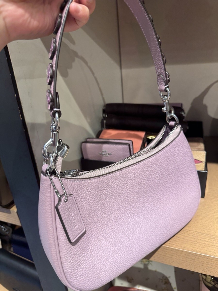 NWT Coach Outlet Teri Shoulder Bag with Floral Applique CAL57