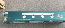 4 Spotlight Philips MyLiving Bar Spotlight Light Integrated 3W LED- Damaged box