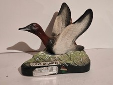 Empty Jim Beam Ducks Unlimited Canvasback Duck Decanter