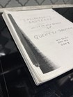 2008 "INGLOURIOUS BASTERDS" Quentin Tarantino Original Movie Script — photo 2