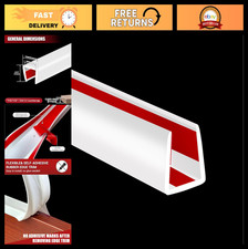 Flexible Self-Adhesive U Shaped Rubber Edge Trim - 20Ft Baby Proof Edge Guards f