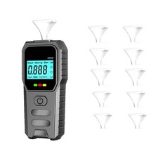 Compact Alcohol Tester with Voice Announcement and LED Color Coded Results