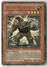 #DP09-EN006 - Rockstone Warrior - Rare,1st Ed WB1 R Lightly played